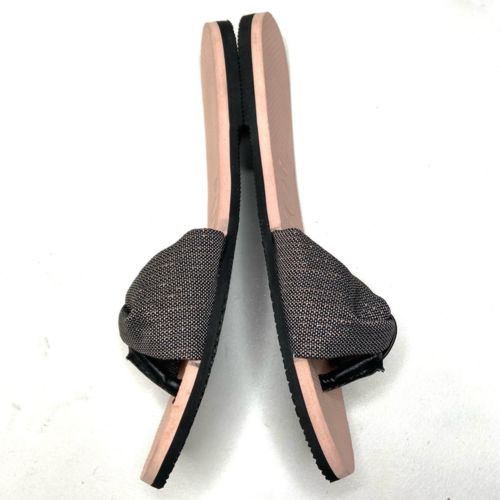 HAVAIANAS St. Tropez Shine Sandals Black Ballet Rose - Picture 7 of 15